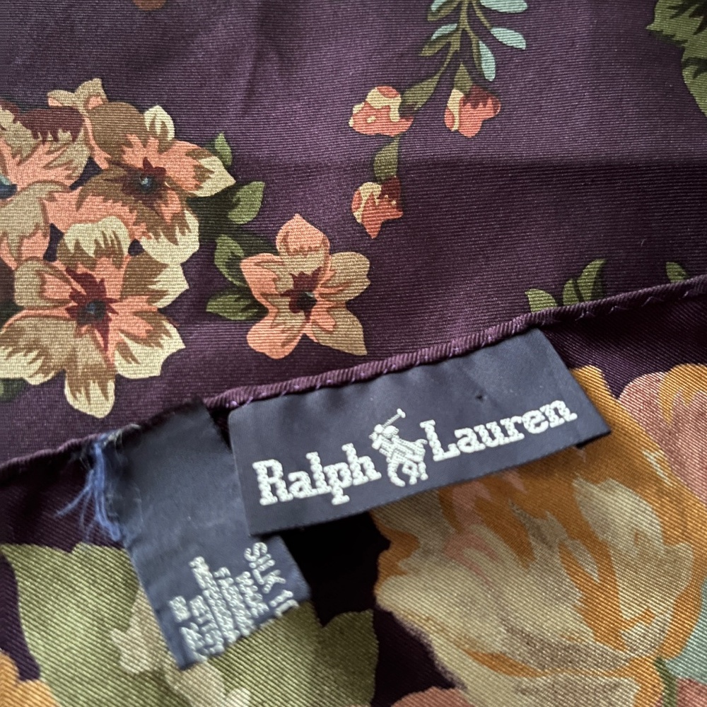 Ralph Lauren silk scarf - Picture 4 of 8